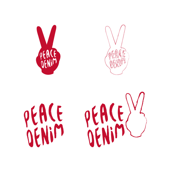 Denim logo with the title 'Logo Design for New Denim Company'
