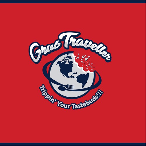 World logo with the title 'Grub Traveller'