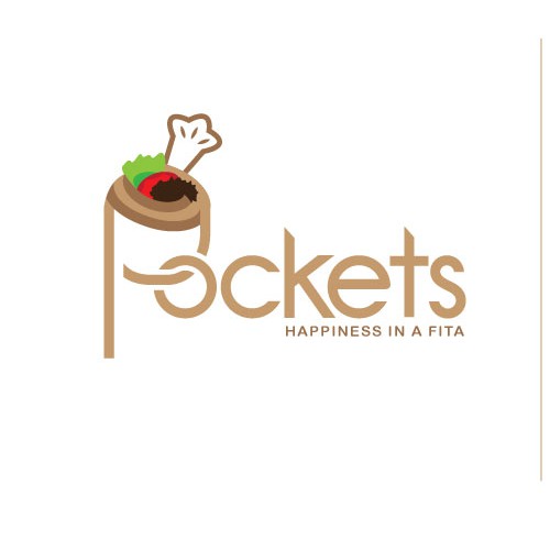 Chef hat logo with the title 'Pockets Fita'