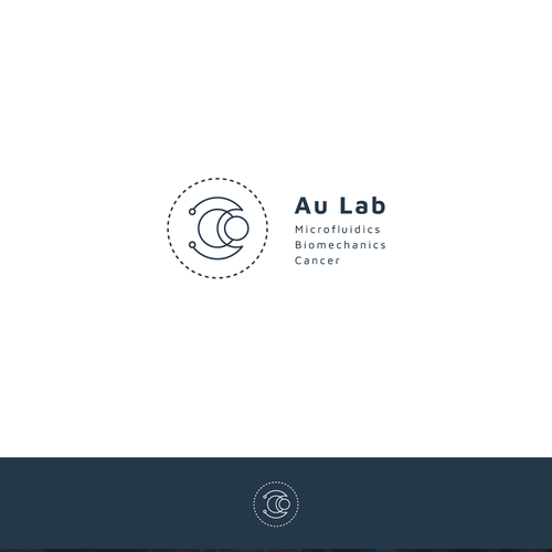 Engineering logo with the title 'Logo concept for Bio engineering Laboratory website'