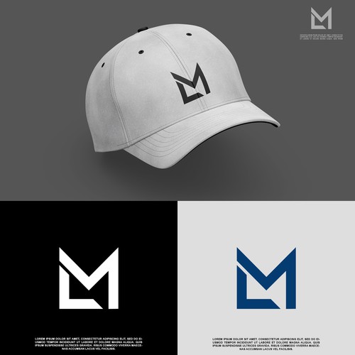 Garment design with the title 'LM logo'