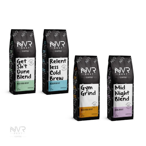 Coffee packaging with the title 'Coffe Packaging Design'