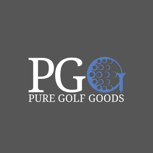 Store brand with the title 'CLEAN BASIC LOGO FOR A GOLF STORE.'