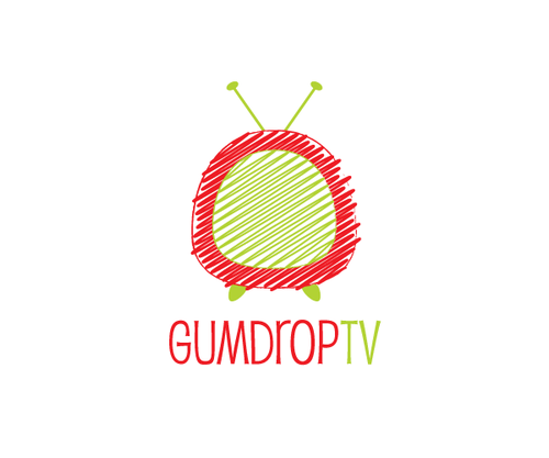 Antenna logo with the title 'Gumdrop - new children's video portal'