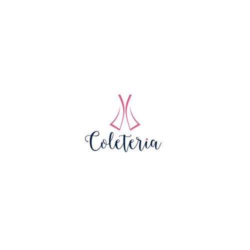Girly design with the title 'Logo for Coleteria'