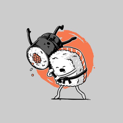 Fight design with the title 'Judo Sushi'