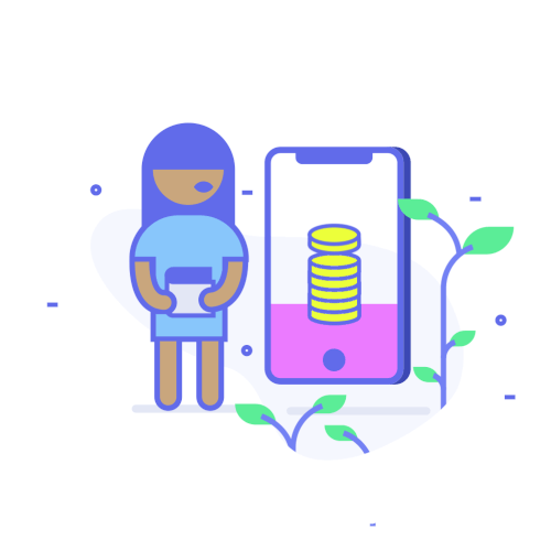 App artwork with the title 'A simple, short and colorful animation loop'