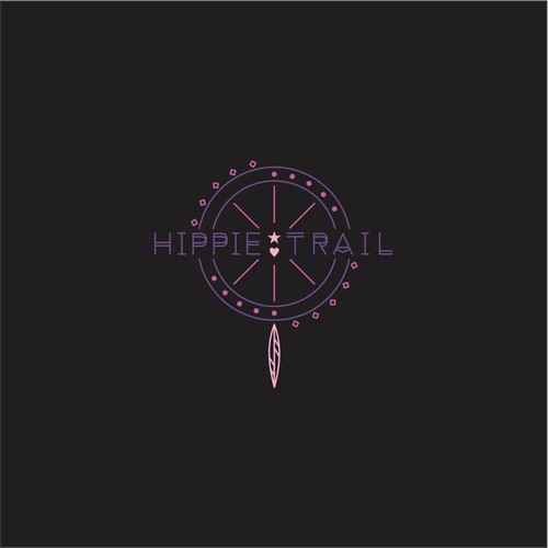 Hippie logo with the title 'hippie'