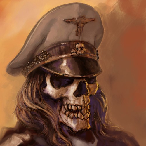 Death design with the title 'Death officer character'