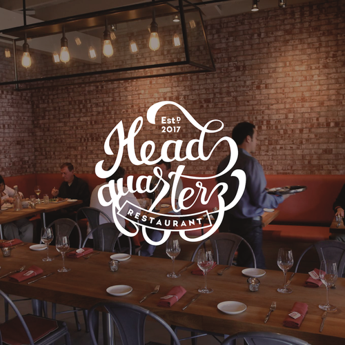 Fast food logo with the title 'Logo for cafe restaurant'