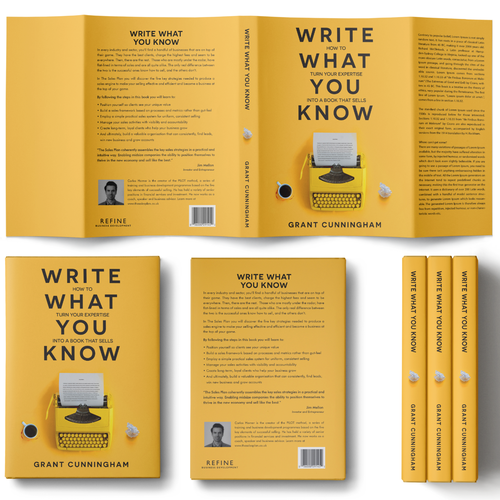 Education book cover with the title 'Write what you know book cover'