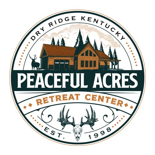 Peaceful logo with the title 'Peaceful Acres'