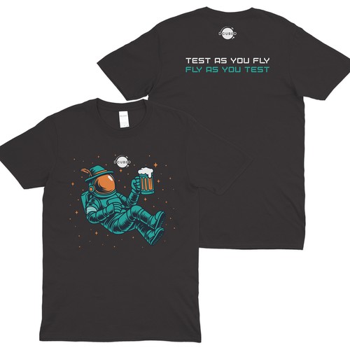 Space t-shirt with the title 'Dcubed Space T-Shirts'