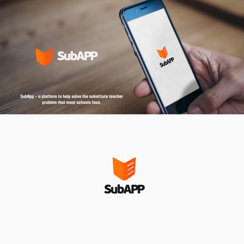 Teacher logo with the title 'Logo design for search platform and communication with leading teachers'