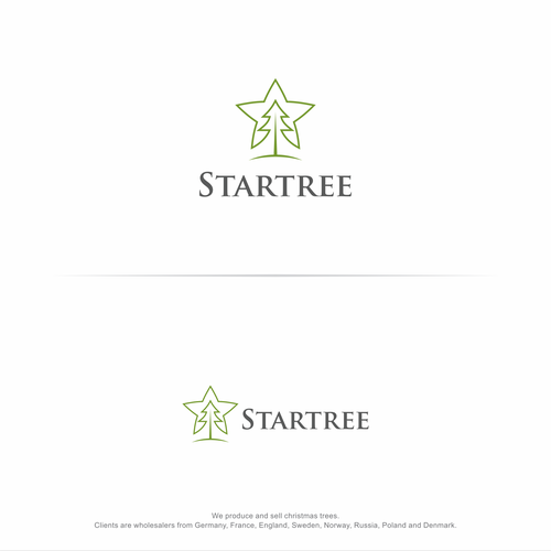 X-mas design with the title 'STARTREE - LOGO'