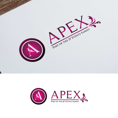 Catering brand with the title 'APEX'