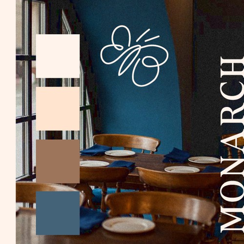 Brownie design with the title 'Monarch Brownies'