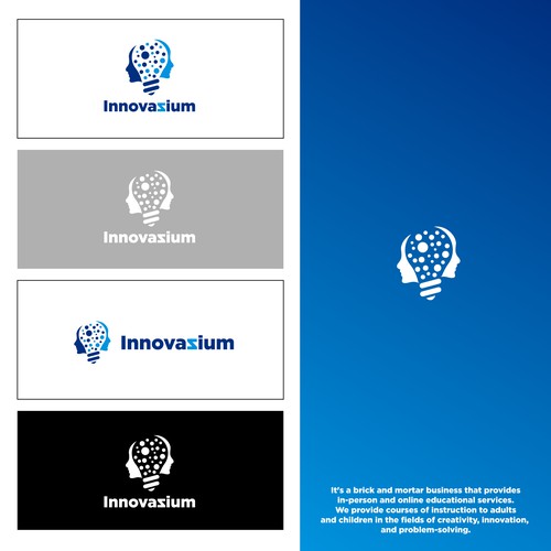 Innovative logo with the title 'Innovazium'