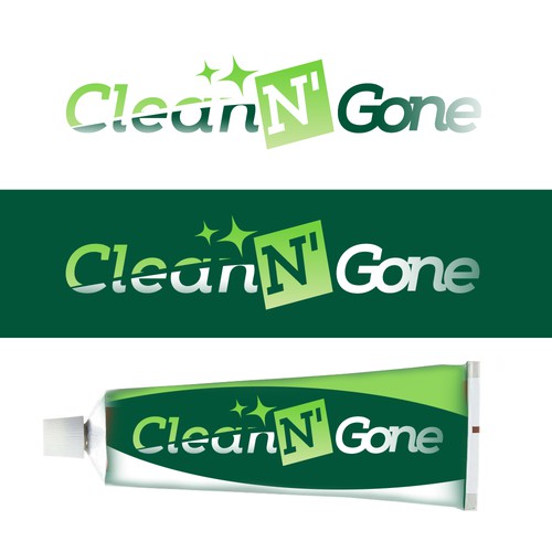 Cleaning company logo with the title 'Modern logo for a cleaning product'