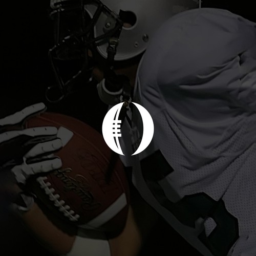 American football logo with the title 'Sophisticated and Masculine Logo For A Professional American Football Player'