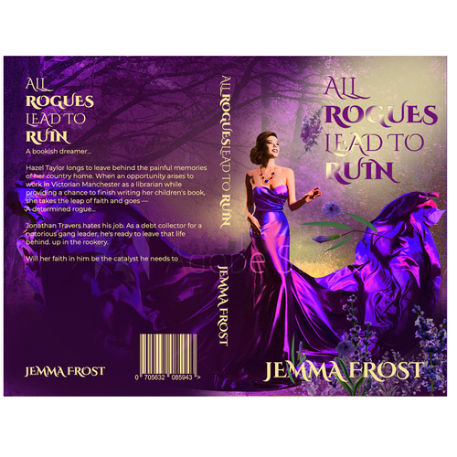 Romantic book cover with the title 'romantic book cover'