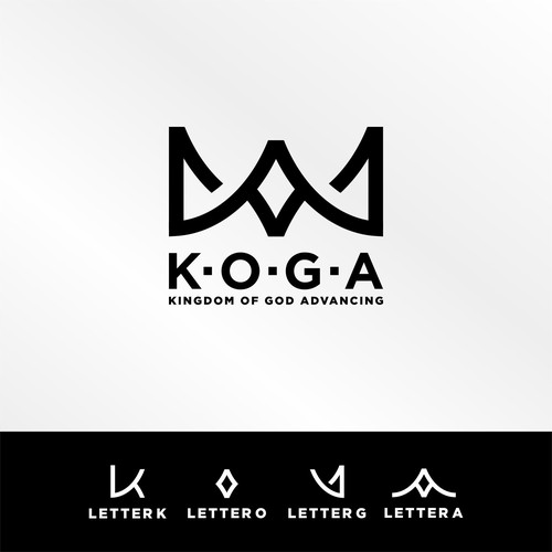 Kingdom logo with the title 'K.O.G.A (Kingdom Of God Advancing)'