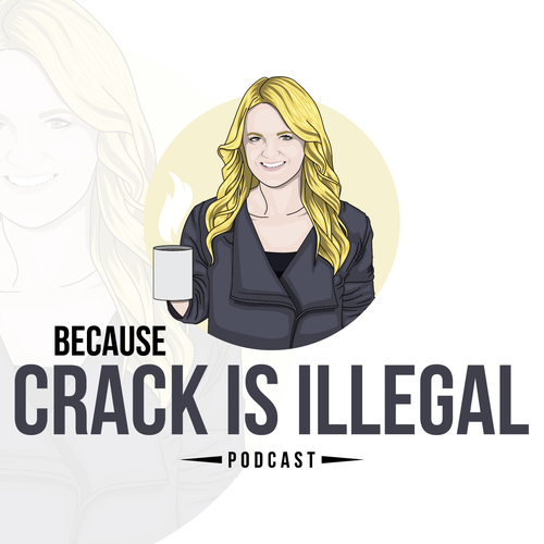 Podcast logo with the title 'Podcast logo design'