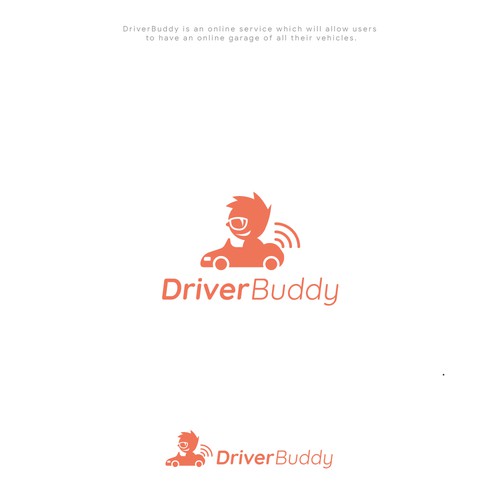 Automotive brand with the title 'Logo Concept for DriverBuddy'