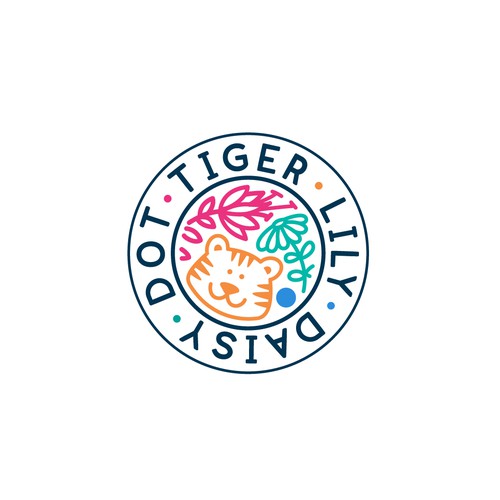 Tiger brand with the title 'Logo for Handmade Kids Clothing Brand'