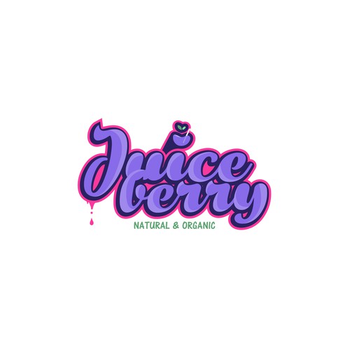 Berry logo with the title 'JuiceBerry Cafe & Juice Bar'