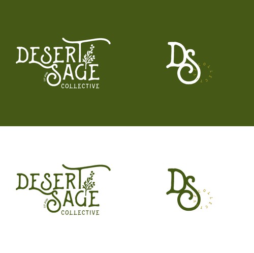 Rugged logo with the title 'Desert Sage Collective'