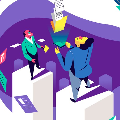 People artwork with the title 'Artwork for website'