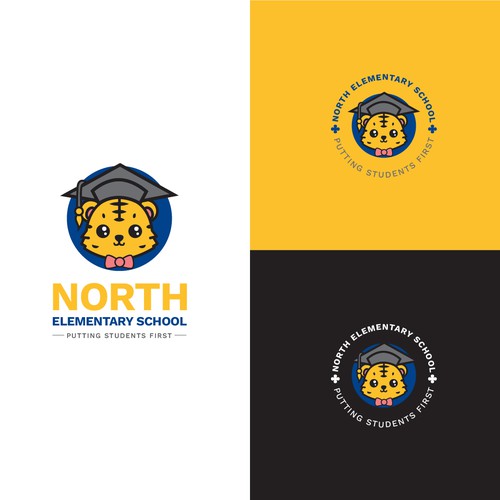 Elementary school design with the title 'Elementary School Logo'