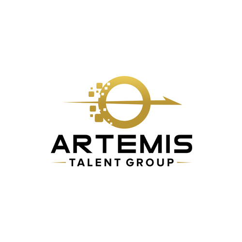 Group logo with the title 'Artemis Talent Group logo design'