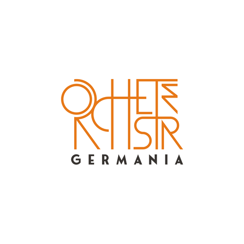 Singer logo with the title 'Orchester Germania'