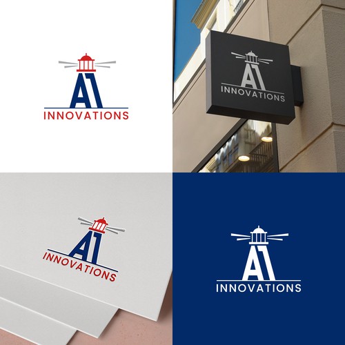 Innovative logo with the title 'A1 Innovations Logo'