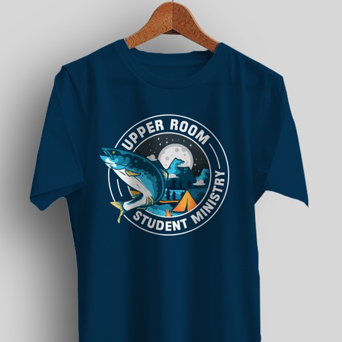 Camping t-shirt with the title 'Clothing & Merchandise '