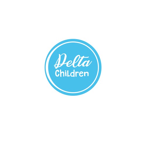 Neutral logo with the title 'Logo Delta Childern concept 3'