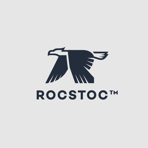 Retail brand with the title 'Eagle + R letter'