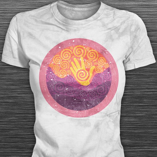 Chill design with the title 'T-shirt Design Concept for a Massage Company'