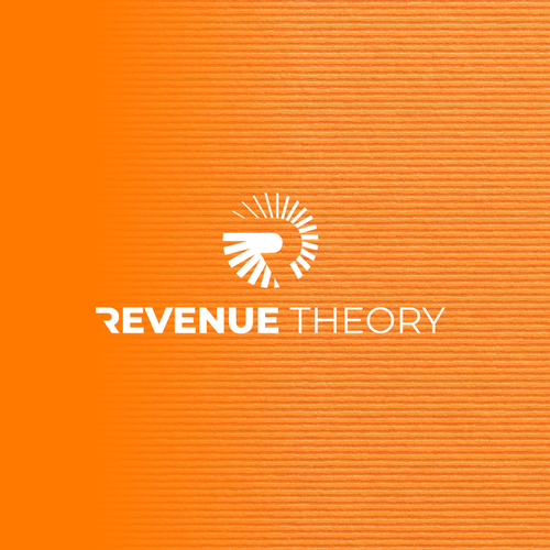 R logo with the title 'Unused R + Sun Minimal Logo Design'