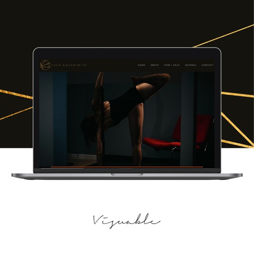 Yoga studio design with the title 'Yoga Instructor '