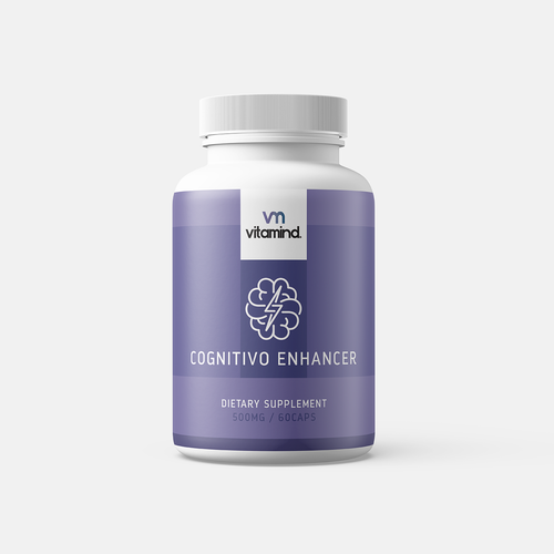 Dietary supplement label with the title 'Cognitive Enhancer'