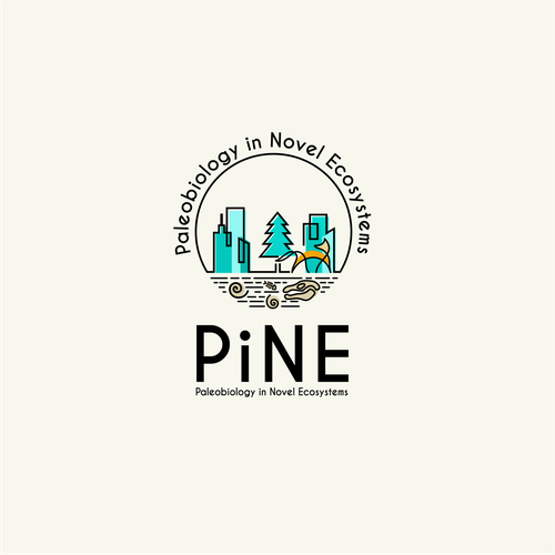 Coyote design with the title 'PiNE'