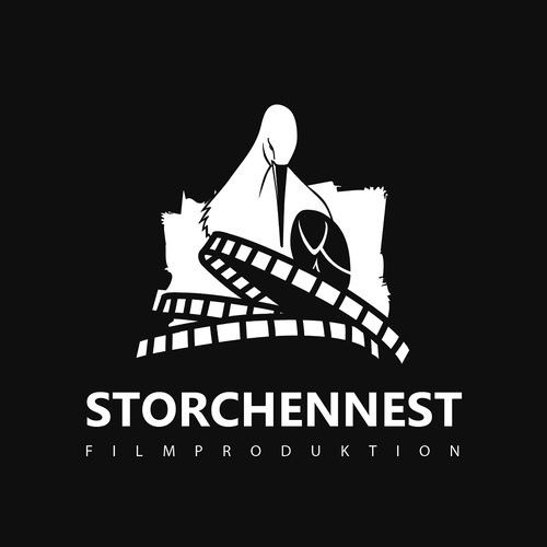 Nest design with the title 'logo concept for a film production company'