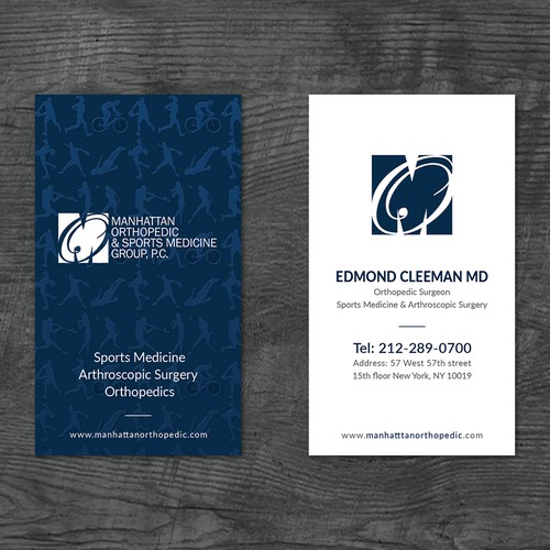 Spot UV design with the title 'Business Card Design'