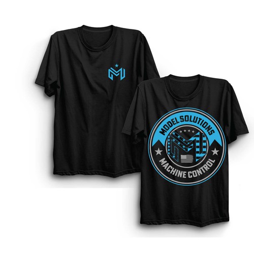 Patriotic t-shirt with the title ' T-Shirt design for MCMS'