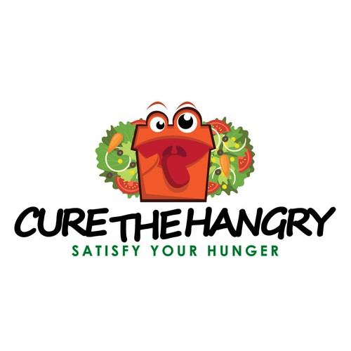 Eating logo with the title 'Logo Design'