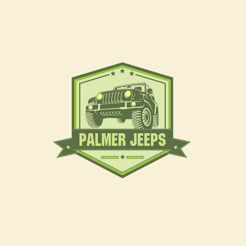 Jeep logo with the title 'Palmer Jeeps'