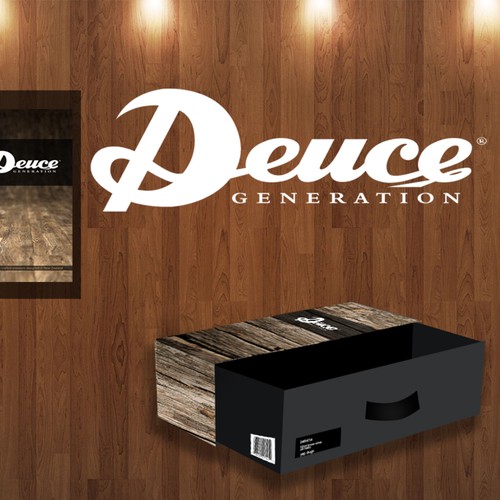 Shoe packaging with the title 'Deuce Generation Entry 1'